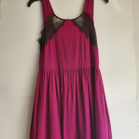 Free people women dress in purple size 6 - Picture 4 of 10